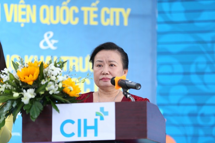 Bà Trần Thị Lâm cho biết CIH đang ngày càng nỗ lực để mang lại những dịch vụ khám chữa bệnh tốt nhất cho người dân với giá cả hợp lý.