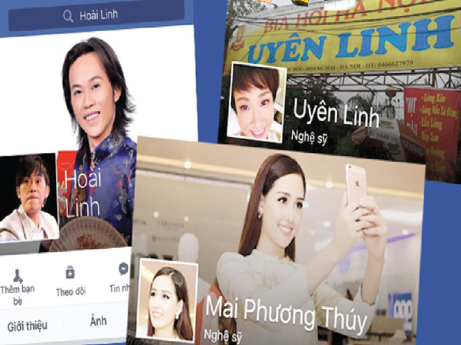 Nghệ sĩ bị xúc phạm trên mạng xã hội