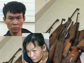 Xóa sổ lò chế súng của cặp vợ chồng nghiện nhiễm HIV kỳ 1