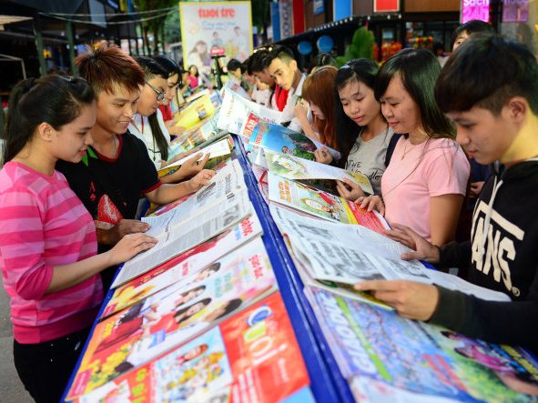 Đường sách nơi sống của văn hóa đọc