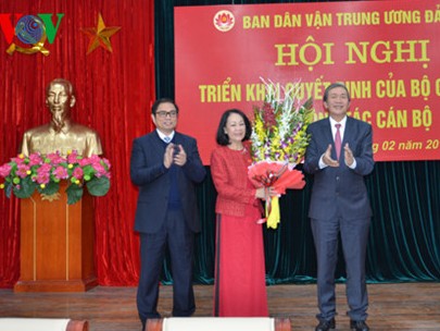 Bà Trương Thị Mai giữ chức Trưởng Ban Dân vận Trung ương