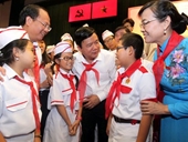Ông Đinh La Thăng đối thoại với học sinh TP HCM