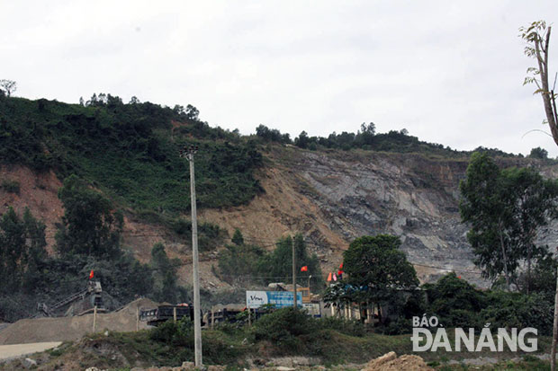 Bức xúc vì mỏ đá gây ô nhiễm