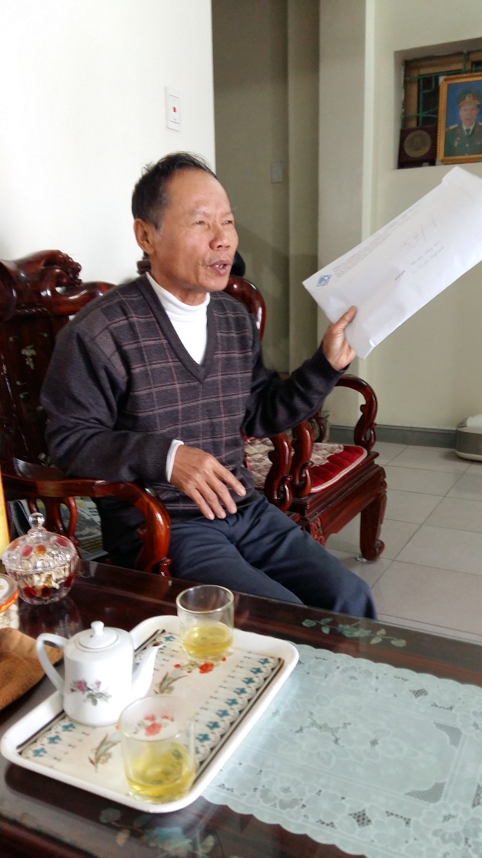Ông Nguyễn Danh Thuật, trao đồi vố PV