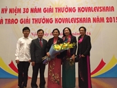 Nữ bác sĩ cấp cứu Việt nhận giải thưởng quốc tế Kovalevskaia