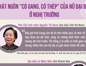 Phát ngôn có gang, có thép của nữ đại biểu ở nghị trường