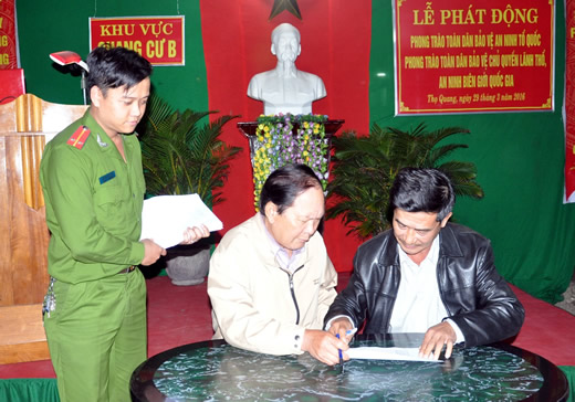 Khu dân cư nói không với tội phạm và ma túy