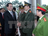 Chủ tịch nước Trần Đại Quang thăm và làm việc tại Ninh Bình