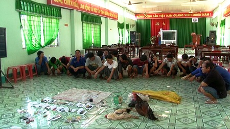 Triệt xóa tụ điểm đá gà quy mô lớn ở huyện Hồng Ngự