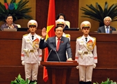 Tân Chánh án TANDTC Nguyễn Hòa Bình tuyên thệ nhậm chức
