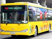 Mở tuyến xe buýt chất lượng cao ga Hà Nội - sân bay Nội Bài