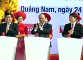 Phát lệnh khởi công một số dự án trọng điểm ở Quảng Nam