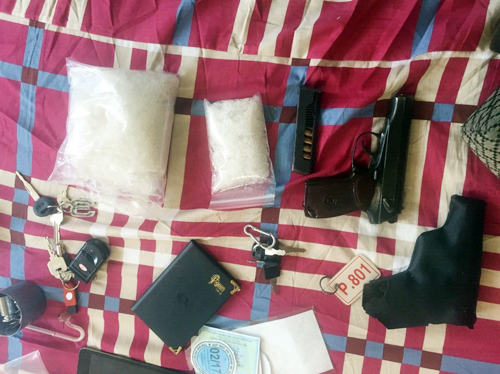 Đường dây ma túy thủ súng trong khách sạn ở Sài Gòn