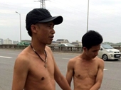 Hà Nội Bắt xe vi phạm giao thông, phát hiện 2 thanh niên ngáo đá