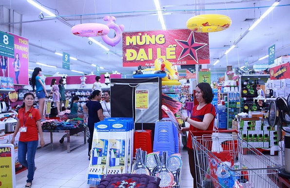 Siêu thị triển khai chương trình khuyến mãi mừng đại lễ