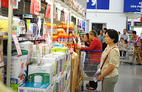  Hàng Thái đang dần chiếm lĩnh tại một số hệ thống bán lẻ Việt Nam. Ảnh: TÚ UYÊN