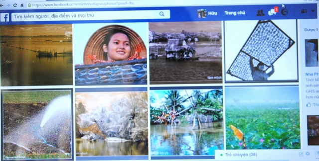 Quảng bá hình ảnh quê nhà trên mạng xã hội