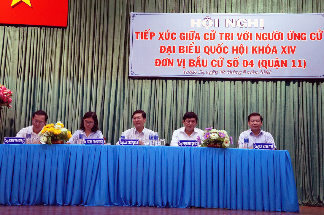5 Ứng cử viên tham gia Đại biểu Quốc hội khóa XIV tại đơn vị bầu cử số 04 