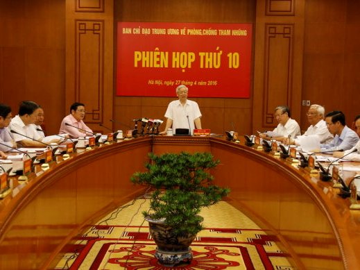 Lập 7 đoàn kiểm tra chống tham nhũng tại 14 tỉnh