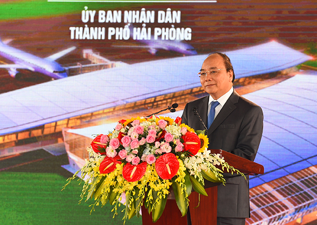 Thủ tướng Nguyễn Xuân Phúc phát hiểu tại buổi lễ