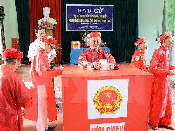 Cử tri phấn khởi, tin tưởng vào thành công chung của cuộc bầu cử