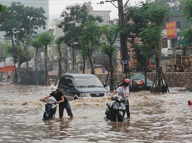 Kinh nghiệm lái xe đường ngập lụt