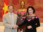 Chủ tịch Quốc hội tiếp Đại sứ, Trưởng phái đoàn EU tại Việt Nam