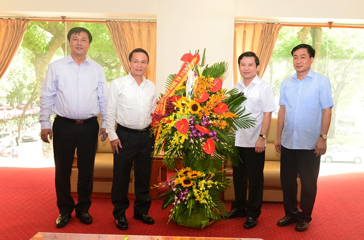 Viện trưởng VKSNDTC Lê Minh Trí chúc mừng Thông tấn xã Việt Nam