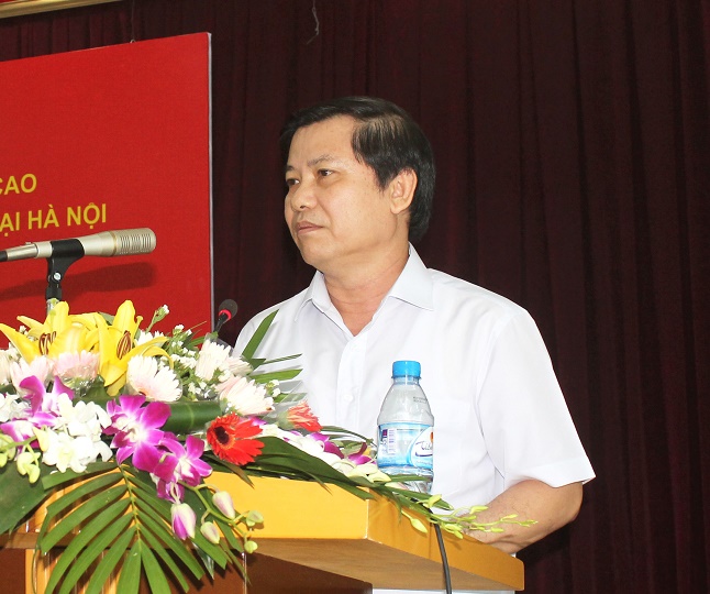 Đồng chí Lê Minh Trí, Ủy viên Trung ương Đảng, Viện trưởng VKSNDTC phát biểu chỉ đạo tại Hội nghị 