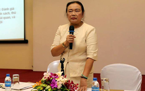 Bà Nguyễn Thị Cúc, Chủ tịch Hội Tư vấn thuế Việt Nam cho rằng vấn đề cơ bản nhất của cải cách thuế vẫn phải là cải cách hệ thống quản lý thuế. (Ảnh: Internet)