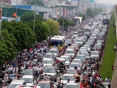 Phương tiện cá nhân đè nặng giao thông đô thị