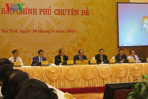  Buổi họp công bố nguyên nhân cá chết ở 4 tỉnh miền Trung.