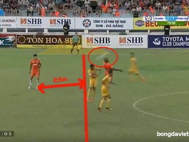 FLC Thanh Hóa mất ngôi nhì bảng vì sai sót của trọng tài
