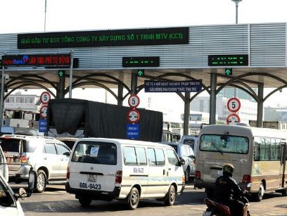 Quốc lộ 1A cứ 62km lại có một trạm thu phí