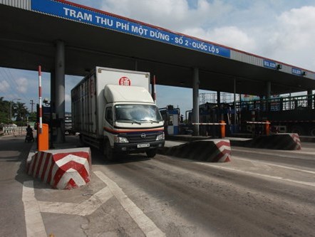 Xe tải nặng, container được giảm 10 phí BOT trên QL5 từ 1-8-2016