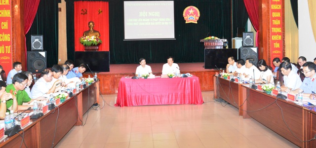 Chánh án TAND tối cao Nguyễn Hòa Bình và Viện trưởng VKSNDTC Lê Minh Trí chủ trì Hội nghị 