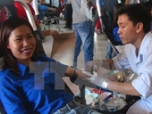 Chương trình Giọt hồng đất lửa ở Quảng Trị thu gần 450 đơn vị máu