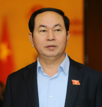  Ông Trần Đại Quang được giới thiệu tái cử chức vụ Chủ tịch nước. Ảnh: Giang Huy.