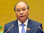 Quốc hội tiếp tục bầu ông Nguyễn Xuân Phúc làm Thủ tướng