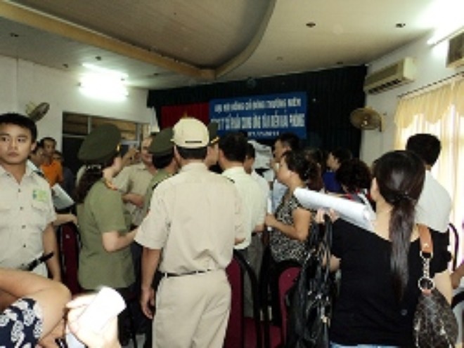 Phiên họp Đại hội đồng cổ đông Công ty CPCUTB Hải Phòng 