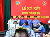 Ký kết Quy chế phối hợp giữa TAND cấp cao và VKSND cấp cao tại Hà Nội