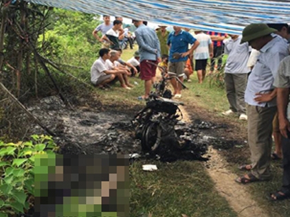 Người phụ nữ giàu có tự thiêu cùng chiếc xe SH