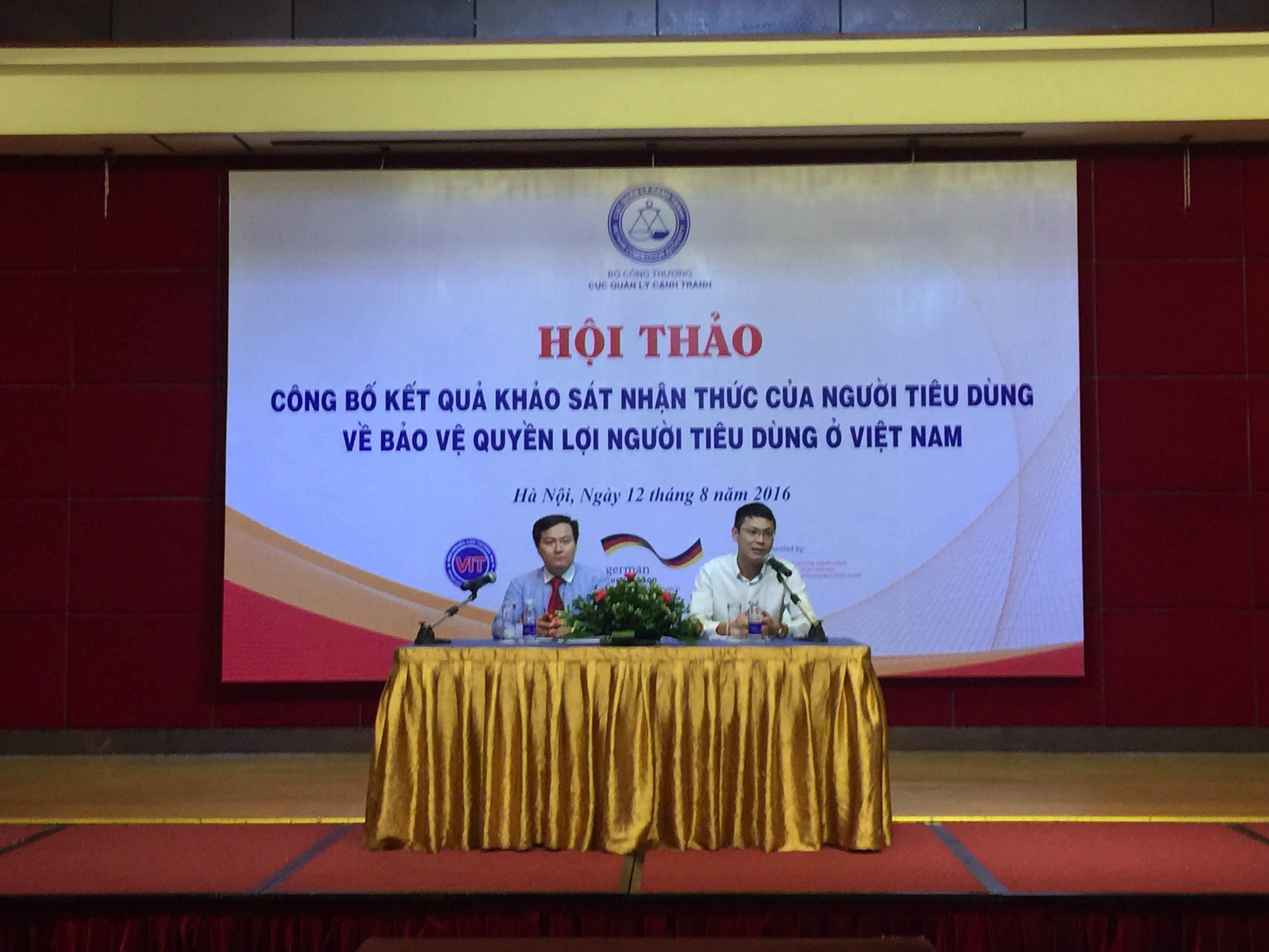 Hội thảo Công bố kết quả khảo sát nhận thức của người tiêu dùng về bảo vệ quyền lợi người tiêu dùng ở Việt Nam