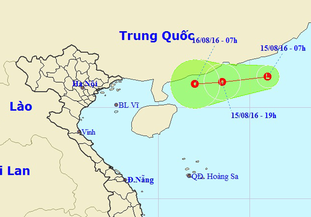 Vùng áp thấp trên Biển Đông có khả năng mạnh lên thành bão