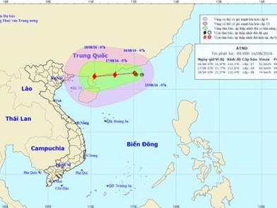 Bão đang hình thành trên Biển Đông, gió giật mạnh