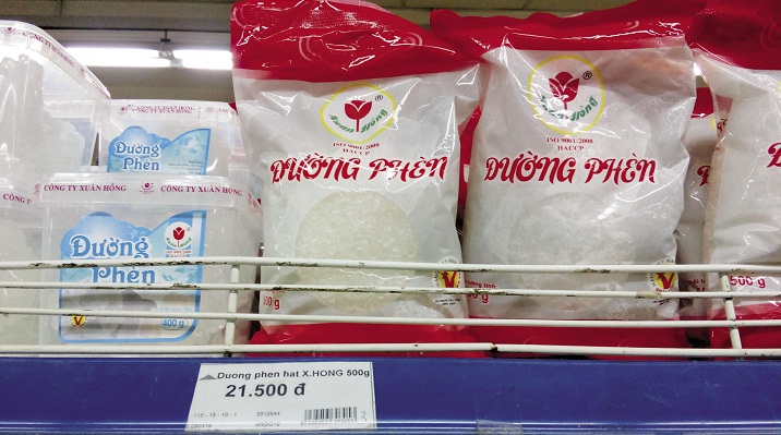 Đường phèn sản xuất cạnh bãi rác, trở thành hàng chất lượng cao khi vào siêu thị