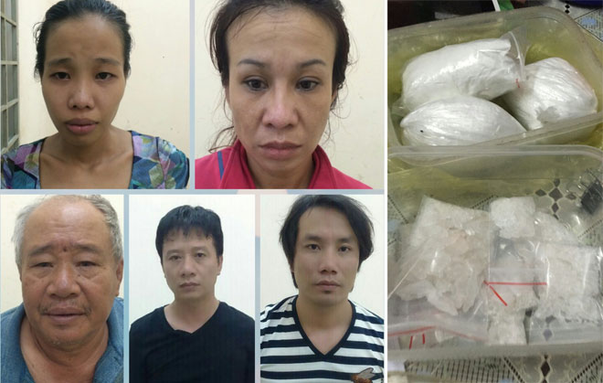 Triệt phá đường dây vận chuyển ma túy đá khủng