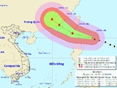 Xuất hiện siêu bão giật cấp 17 đang di chuyển vào Biển Đông