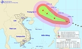 Siêu bão cấp 17 tiến vào Biển Đông