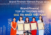 Vingroup sở hữu 5 danh hiệu Thương hiệu Giá trị nhất Việt Nam
